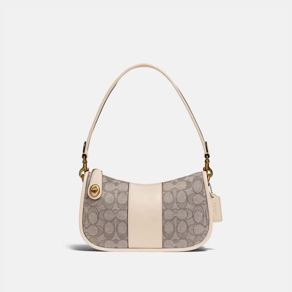 Coach swinger bag in ivory/stone  new with tags